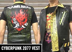 Cyberpunk 2077 Yellow Leather Vest