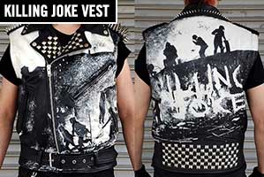 Killing Joke Post-Punk Leather Vest